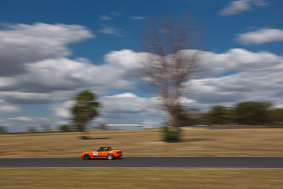 19;7-March-2009;Australia;Mazda-MX‒5;Mazda-MX5;Mazda-Miata;Morgan-Park-Raceway;QLD;Queensland;Robin-Lacey;Warwick;auto;clouds;motion-blur;motorsport;racing;sky;wide-angle