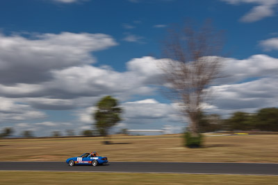 32;7-March-2009;Andrew-Thomas;Australia;Mazda-MX‒5;Mazda-MX5;Mazda-Miata;Morgan-Park-Raceway;QLD;Queensland;Warwick;auto;clouds;motion-blur;motorsport;racing;sky;wide-angle