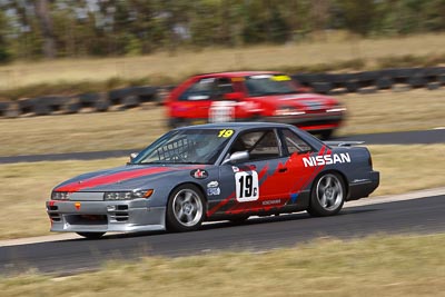 19;7-March-2009;Australia;Brett-Richards;Morgan-Park-Raceway;Nissan-Silvia-S13;QLD;Queensland;Warwick;auto;motion-blur;motorsport;racing;super-telephoto