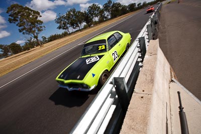 23;8-March-2009;Australia;Bill-Campbell;Group-N;Historic-Touring-Cars;Holden-Torana-GTR-XU‒1;Morgan-Park-Raceway;QLD;Queensland;Warwick;auto;classic;clouds;motorsport;racing;sky;vintage;wide-angle