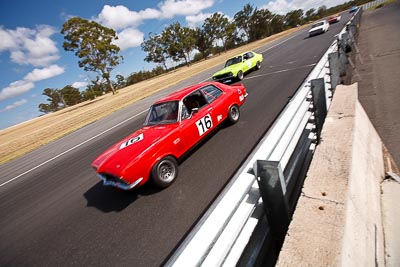 16;8-March-2009;Australia;Group-N;Historic-Touring-Cars;Holden-Torana-GTR-XU‒1;Morgan-Park-Raceway;QLD;Queensland;Ray-King;Warwick;auto;classic;clouds;motorsport;racing;sky;vintage;wide-angle