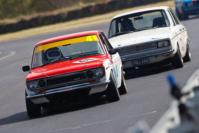 41;8-March-2009;Australia;Datsun-1600;Group-N;Historic-Touring-Cars;Ian-McIlwain;Morgan-Park-Raceway;QLD;Queensland;Warwick;auto;classic;motorsport;racing;super-telephoto;vintage