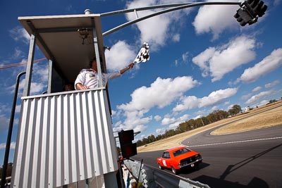 70;8-March-2009;Australia;Group-N;Historic-Touring-Cars;Holden-Torana-GTR-XU‒1;Morgan-Park-Raceway;QLD;Queensland;Warren-Tegg;Warwick;auto;classic;clouds;motorsport;racing;sky;vintage;wide-angle