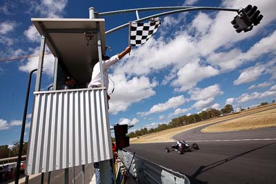 43;8-March-2009;Australia;Formula-Ford;James-Gardiner;Morgan-Park-Raceway;QLD;Queensland;Van-Dieman-RF93;Warwick;auto;clouds;motorsport;racing;sky;wide-angle