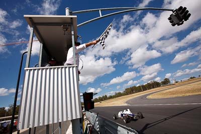 17;8-March-2009;Australia;Formula-Ford;Morgan-Park-Raceway;QLD;Queensland;Stefan-Borsato;Van-Dieman-RF91;Warwick;auto;clouds;motorsport;racing;sky;wide-angle