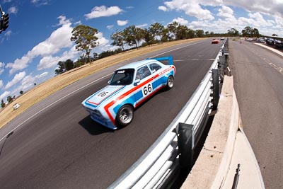 66;8-March-2009;Australia;Ford-Escort;Garry-Ford;Morgan-Park-Raceway;QLD;Queensland;Warwick;auto;fisheye;motorsport;racing