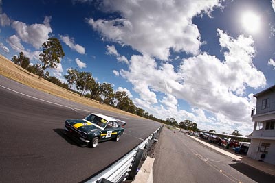 32;8-March-2009;Australia;Ford-Escort;Gary-Goulding;Morgan-Park-Raceway;QLD;Queensland;Warwick;auto;fisheye;motorsport;racing