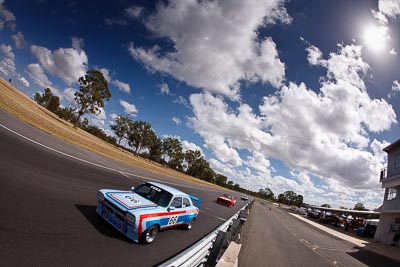 66;8-March-2009;Australia;Ford-Escort;Garry-Ford;Morgan-Park-Raceway;QLD;Queensland;Warwick;auto;fisheye;motorsport;racing