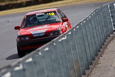 119;8-March-2009;Australia;Ford-Laser;Ian-Helsdon;Morgan-Park-Raceway;QLD;Queensland;Warwick;auto;motorsport;racing;super-telephoto