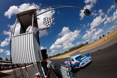 66;8-March-2009;Australia;Ford-Escort;Garry-Ford;Morgan-Park-Raceway;QLD;Queensland;Warwick;auto;fisheye;motorsport;racing