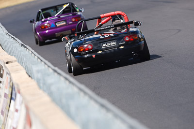 90;8-March-2009;Australia;Fred-Douglas;Mazda-MX‒5;Mazda-MX5;Mazda-Miata;Morgan-Park-Raceway;QLD;Queensland;Warwick;auto;motorsport;racing;super-telephoto