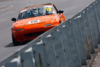 19;8-March-2009;Australia;Mazda-MX‒5;Mazda-MX5;Mazda-Miata;Morgan-Park-Raceway;QLD;Queensland;Robin-Lacey;Warwick;auto;motorsport;racing;super-telephoto