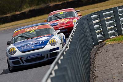 23;8-March-2009;Australia;Morgan-Park-Raceway;Porsche-996-GT3-Cup;QLD;Queensland;Roger-Lago;Warwick;auto;motorsport;racing;super-telephoto