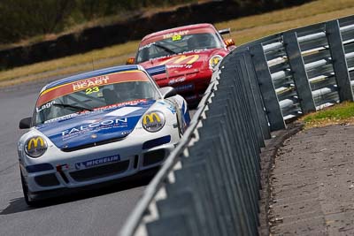 23;8-March-2009;Australia;Morgan-Park-Raceway;Porsche-996-GT3-Cup;QLD;Queensland;Roger-Lago;Warwick;auto;motorsport;racing;super-telephoto