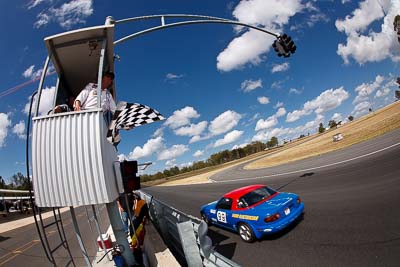 99;8-March-2009;Australia;Kevin-Brown;Mazda-MX‒5;Mazda-MX5;Mazda-Miata;Morgan-Park-Raceway;QLD;Queensland;Warwick;auto;fisheye;motorsport;racing