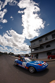 32;8-March-2009;Andrew-Thomas;Australia;Mazda-MX‒5;Mazda-MX5;Mazda-Miata;Morgan-Park-Raceway;QLD;Queensland;Warwick;auto;fisheye;motorsport;racing