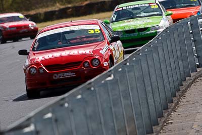 35;8-March-2009;Australia;Chris-Berry;Ford-Falcon-AU;Morgan-Park-Raceway;QLD;Queensland;Warwick;auto;motorsport;racing;super-telephoto