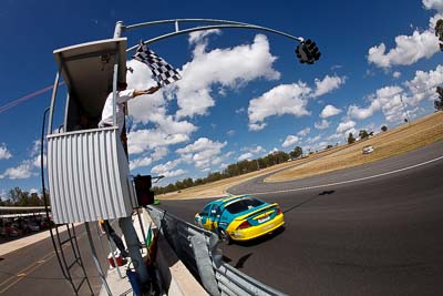 21;8-March-2009;Australia;Ford-Falcon-AU;John-Van-Gilst;Morgan-Park-Raceway;QLD;Queensland;Warwick;auto;fisheye;motorsport;racing