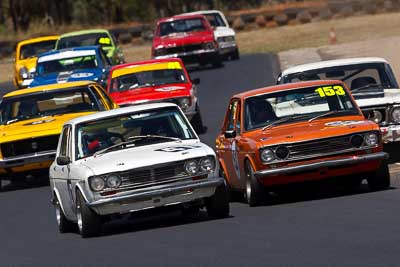 153;47;8-March-2009;Australia;Christopher-McIlwain;Datsun-1600;Group-N;Historic-Touring-Cars;Lisle-Neumann;Morgan-Park-Raceway;QLD;Queensland;Warwick;auto;classic;motorsport;racing;super-telephoto;vintage