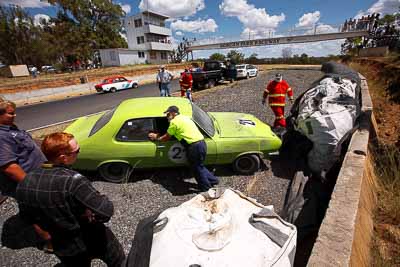 21;8-March-2009;Australia;Group-N;Historic-Touring-Cars;Holden-Torana-GTR-XU‒1;Mark-Switzer;Morgan-Park-Raceway;QLD;Queensland;Warwick;auto;classic;motorsport;racing;vintage;wide-angle