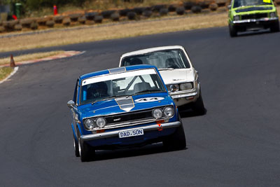 44;8-March-2009;Australia;Daniel-Bayada;Datsun-1600;Group-N;Historic-Touring-Cars;Morgan-Park-Raceway;QLD;Queensland;Warwick;auto;classic;motorsport;racing;super-telephoto;vintage