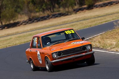 153;8-March-2009;Australia;Christopher-McIlwain;Datsun-1600;Group-N;Historic-Touring-Cars;Morgan-Park-Raceway;QLD;Queensland;Warwick;auto;classic;motorsport;racing;super-telephoto;vintage