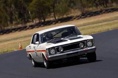50;8-March-2009;Australia;Ford-Falcon-GTHO;Graeme-Wakefield;Group-N;Historic-Touring-Cars;Morgan-Park-Raceway;QLD;Queensland;Warwick;auto;classic;motorsport;racing;super-telephoto;vintage