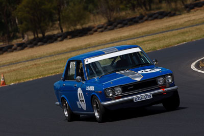 44;8-March-2009;Australia;Daniel-Bayada;Datsun-1600;Group-N;Historic-Touring-Cars;Morgan-Park-Raceway;QLD;Queensland;Warwick;auto;classic;motorsport;racing;super-telephoto;vintage