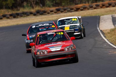 119;8-March-2009;Australia;Ford-Laser;Ian-Helsdon;Morgan-Park-Raceway;QLD;Queensland;Warwick;auto;motorsport;racing;super-telephoto