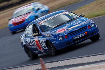 13;8-March-2009;Australia;Ford-Falcon-AU;Morgan-Park-Raceway;QLD;Queensland;Troy-Hoey;Warwick;auto;motion-blur;motorsport;racing;super-telephoto