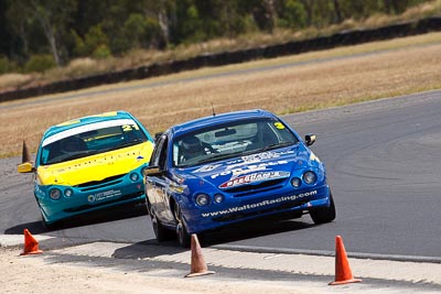 3;8-March-2009;Australia;Ford-Falcon-AU;Kris-Walton;Morgan-Park-Raceway;QLD;Queensland;Warwick;auto;motorsport;racing;super-telephoto
