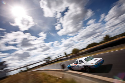 1;8-March-2009;Australia;Dion-Cidoni;Holden-HQ;Morgan-Park-Raceway;QLD;Queensland;Warwick;auto;clouds;motion-blur;motorsport;racing;sky;sun;wide-angle