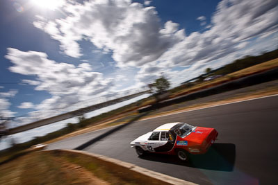 12;8-March-2009;Australia;Holden-HQ;Morgan-Park-Raceway;QLD;Queensland;Troy-Stark;Warwick;auto;clouds;motion-blur;motorsport;racing;sky;sun;wide-angle