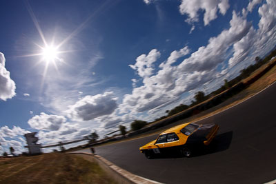 4;8-March-2009;Australia;David-Needham;Holden-HQ;Morgan-Park-Raceway;QLD;Queensland;Warwick;auto;fisheye;motion-blur;motorsport;racing