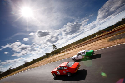 10;17;8-March-2009;Australia;Ben-Tomlin;Holden-Gemini;Melissa-Thompson;Morgan-Park-Raceway;QLD;Queensland;Warwick;auto;clouds;motion-blur;motorsport;racing;sky;sun;wide-angle