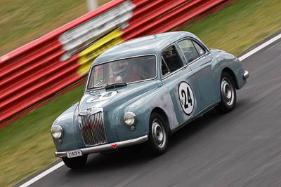 24;10-April-2009;1959-MG-ZA-Magnette;21828H;Australia;Bathurst;Bruce-Smith;FOSC;Festival-of-Sporting-Cars;Mt-Panorama;NSW;New-South-Wales;Sports-Touring;auto;motion-blur;motorsport;racing;super-telephoto