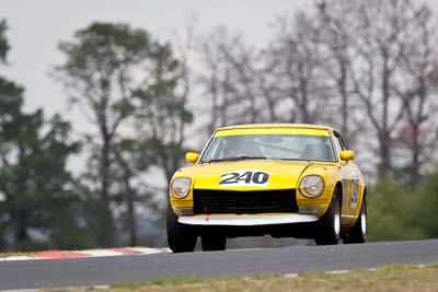 240;10-April-2009;1971-Datsun-240Z;Australia;Bathurst;FOSC;Festival-of-Sporting-Cars;Historic-Sports-Cars;Mt-Panorama;NSW;New-South-Wales;Russell-Stanford;auto;classic;motorsport;racing;super-telephoto;vintage