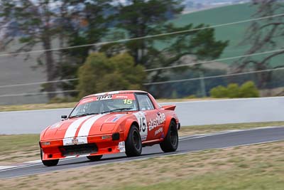 15;10-April-2009;1979-Mazda-RX‒7-Series-1;Australia;Bathurst;FOSC;Festival-of-Sporting-Cars;Graeme-Watts;Improved-Production;Mt-Panorama;NSW;New-South-Wales;auto;motion-blur;motorsport;racing;super-telephoto