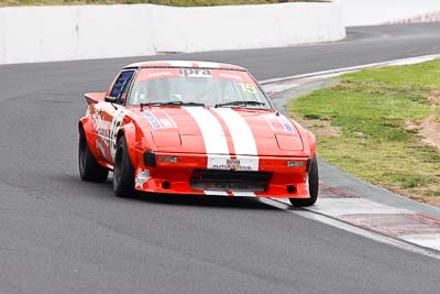 15;10-April-2009;1979-Mazda-RX‒7-Series-1;Australia;Bathurst;FOSC;Festival-of-Sporting-Cars;Graeme-Watts;Improved-Production;Mt-Panorama;NSW;New-South-Wales;auto;motorsport;racing;telephoto