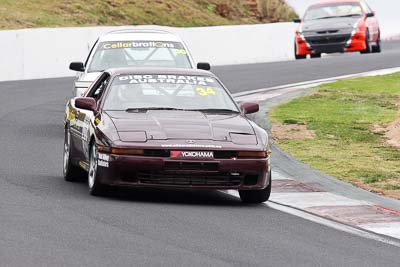 34;10-April-2009;1990-Toyota-Supra;Australia;Bathurst;FOSC;Festival-of-Sporting-Cars;Improved-Production;Mt-Panorama;NSW;New-South-Wales;Shane-Domaschenz;auto;motorsport;racing;telephoto