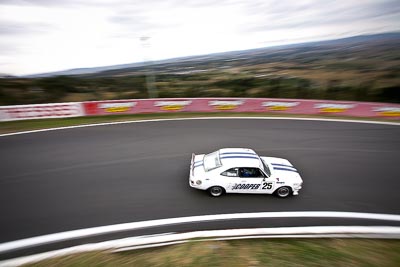 25;10-April-2009;1974-Toyota-Corolla-KE25;Australia;Bathurst;FOSC;Festival-of-Sporting-Cars;Improved-Production;John-Sharp;Mt-Panorama;NSW;New-South-Wales;auto;motion-blur;motorsport;racing;wide-angle