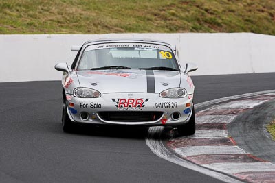 10;10-April-2009;2001-Mazda-MX‒5-SP;Australia;Bathurst;FOSC;Festival-of-Sporting-Cars;Mazda-MX‒5;Mazda-MX5;Mazda-Miata;Mt-Panorama;NSW;New-South-Wales;Regularity;Russell-Battisson;auto;motorsport;racing;super-telephoto