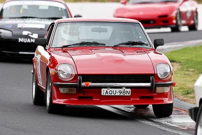 123;10-April-2009;1977-Datsun-260Z;AQU98N;Australia;Bathurst;FOSC;Festival-of-Sporting-Cars;Mt-Panorama;NSW;New-South-Wales;Philip-Mitchell;Regularity;auto;motorsport;racing;super-telephoto