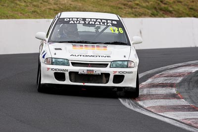 126;10-April-2009;1994-Mitsubishi-Lancer-Evolution-II;Australia;Bathurst;Evo-2;FOSC;Festival-of-Sporting-Cars;John-Street;Mitsubishi-Lancer;Mt-Panorama;NSW;New-South-Wales;Regularity;auto;motorsport;racing;super-telephoto