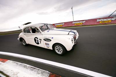 717;10-April-2009;1955-Jaguar-Mark-7;Andrew-Spiteri;Australia;Bathurst;CH8035;FOSC;Festival-of-Sporting-Cars;Mt-Panorama;NSW;New-South-Wales;Regularity;auto;motorsport;racing;wide-angle