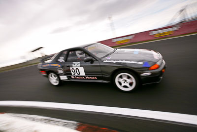 90;10-April-2009;1993-Nissan-Skyline-R32-GTR;Australia;Bathurst;Colin-Ward;FOSC;Festival-of-Sporting-Cars;Mt-Panorama;NSW;New-South-Wales;Regularity;auto;motion-blur;motorsport;racing;wide-angle