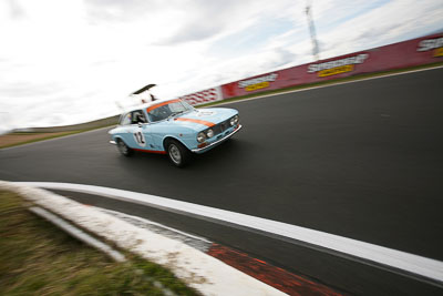 12;10-April-2009;1972-Alfa-Romeo-GTV-2000;Australia;Bathurst;FOSC;Festival-of-Sporting-Cars;Historic-Touring-Cars;Mt-Panorama;NSW;New-South-Wales;Wes-Anderson;auto;classic;motion-blur;motorsport;racing;vintage;wide-angle