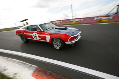 15;10-April-2009;1969-Ford-Mustang;Australia;Bathurst;Darryl-Hansen;FOSC;Festival-of-Sporting-Cars;Historic-Touring-Cars;Mt-Panorama;NSW;New-South-Wales;auto;classic;motorsport;racing;vintage;wide-angle