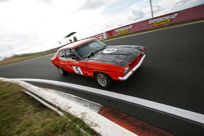 5;10-April-2009;1970-Ford-Capri-V6;Alan-Lewis;Australia;Bathurst;FOSC;Festival-of-Sporting-Cars;Historic-Touring-Cars;Mt-Panorama;NSW;New-South-Wales;auto;classic;motorsport;racing;vintage;wide-angle