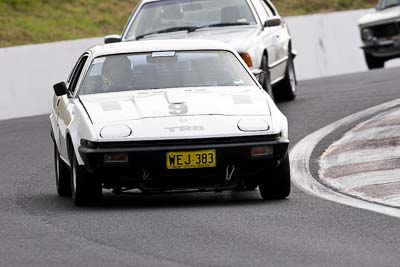 9;10-April-2009;1977-Triumph-TR7-Coupe;Australia;Bathurst;Bob-Saunders;FOSC;Festival-of-Sporting-Cars;Mt-Panorama;NSW;New-South-Wales;Regularity;WEJ383;auto;motorsport;racing;super-telephoto